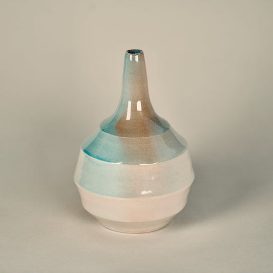 Undulating Gradient Bottle Vase